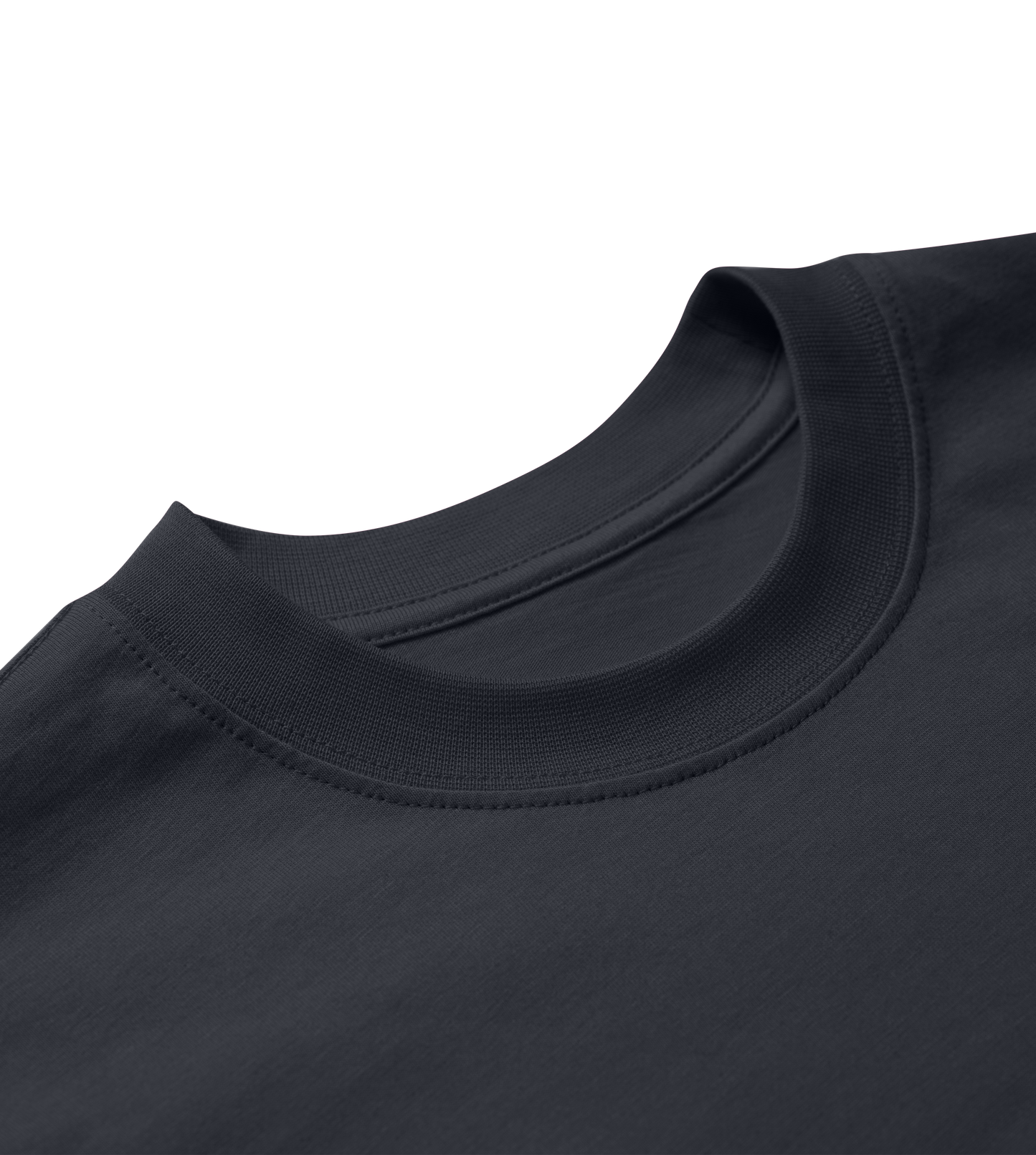 Eyes Up Crop Tee - Black (slogan white back side)