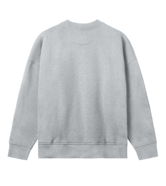 Barre Club - Oversized Unisex Crew - Grey