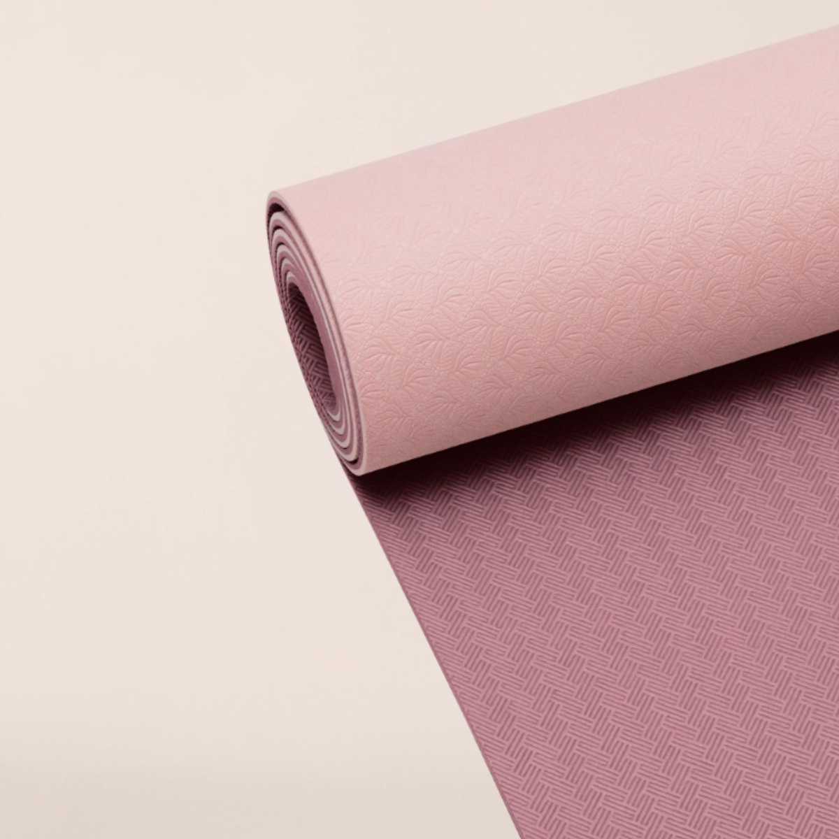 Yoga Mat Position 4mm - Light Pink