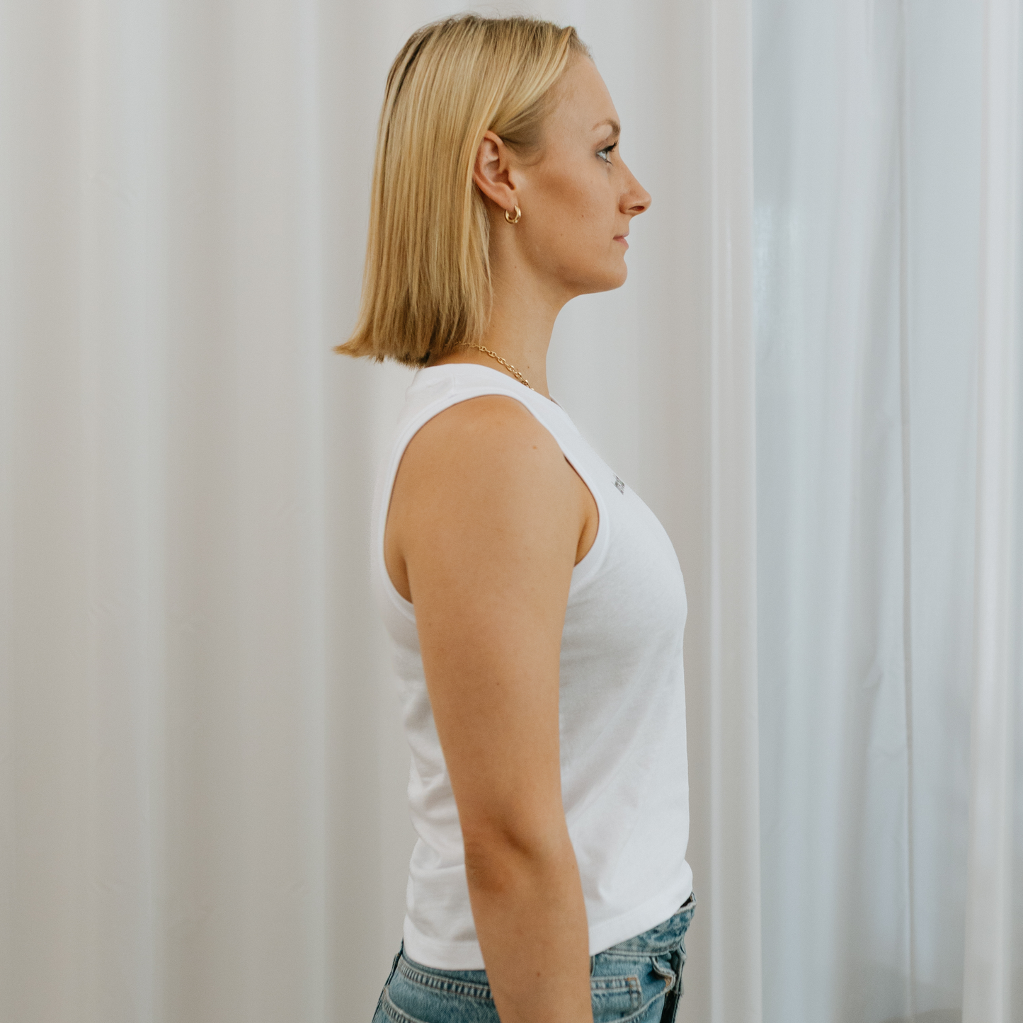 The Club Tank - White