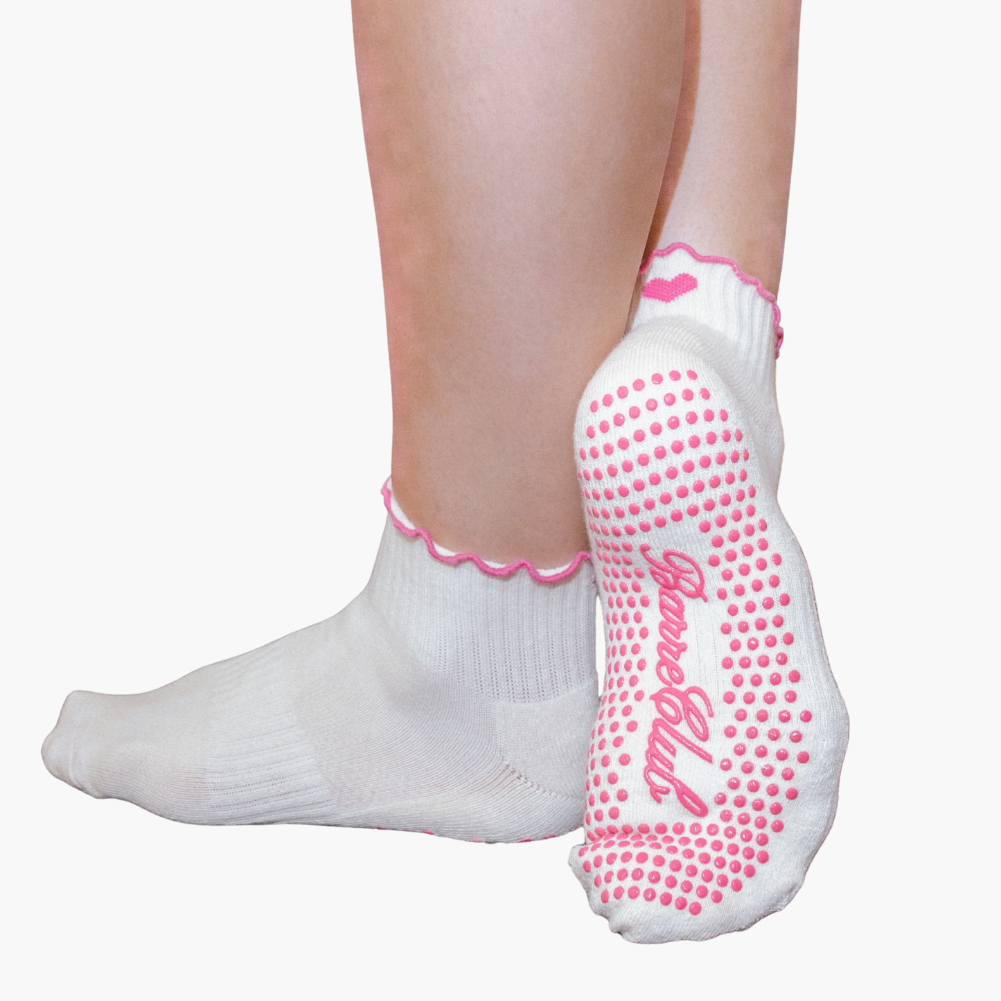 Club Frill - Ivory/Pink