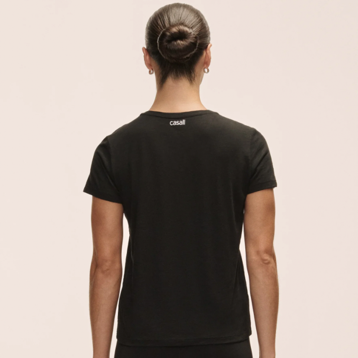 Casall Soft Texture Tee - Black