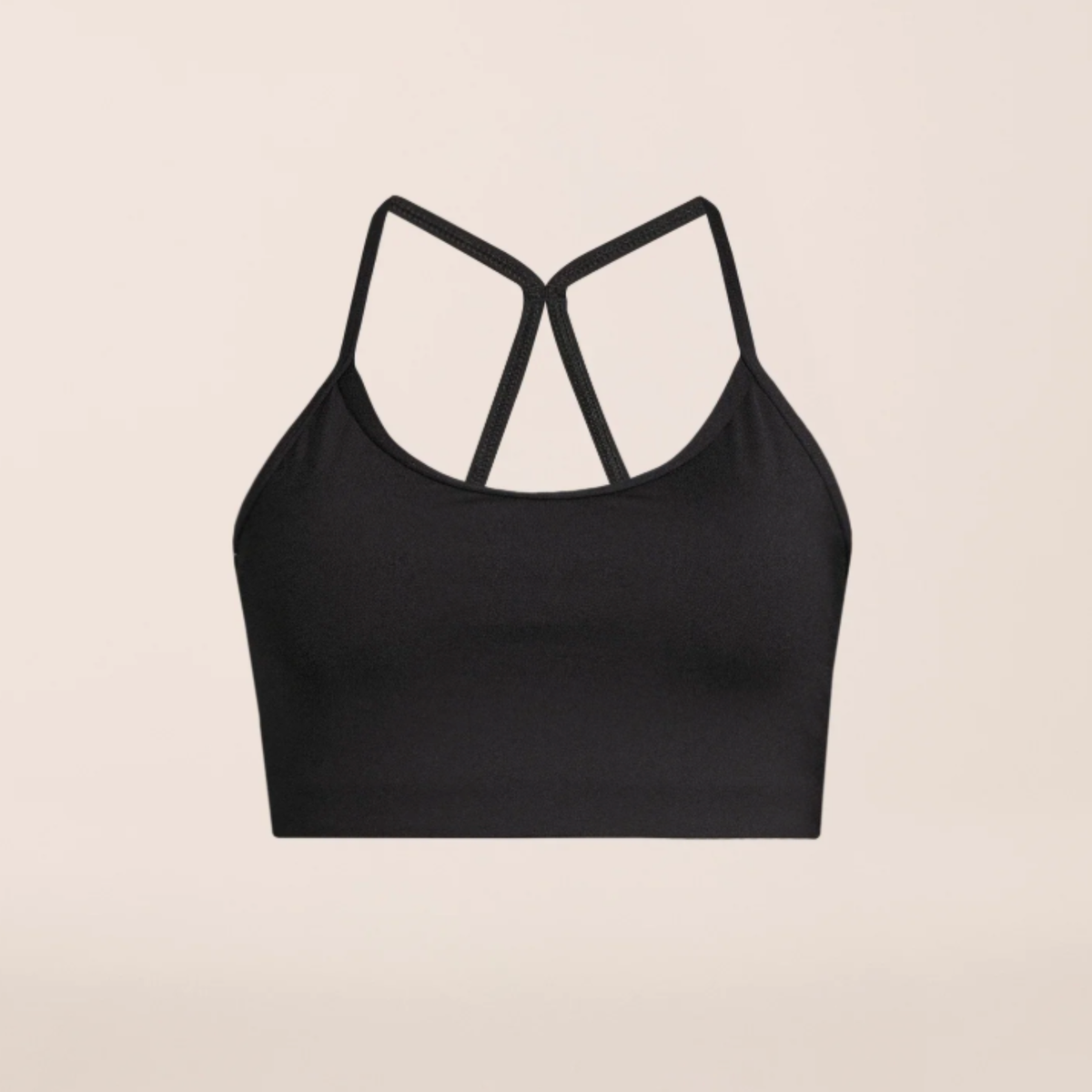 Casall Sleek Strappy Sports Bra - Black