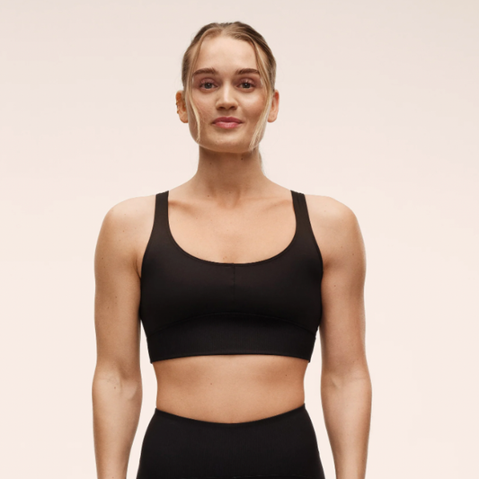 Casall Brace Rib Top - Black