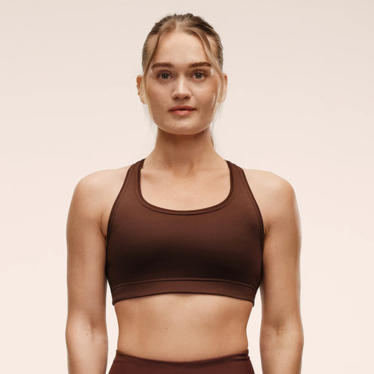 Casall Iconic Sports Bra - Dark Brown