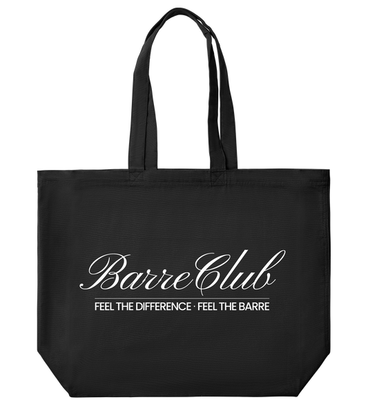 Barre Club Large Tote - Black