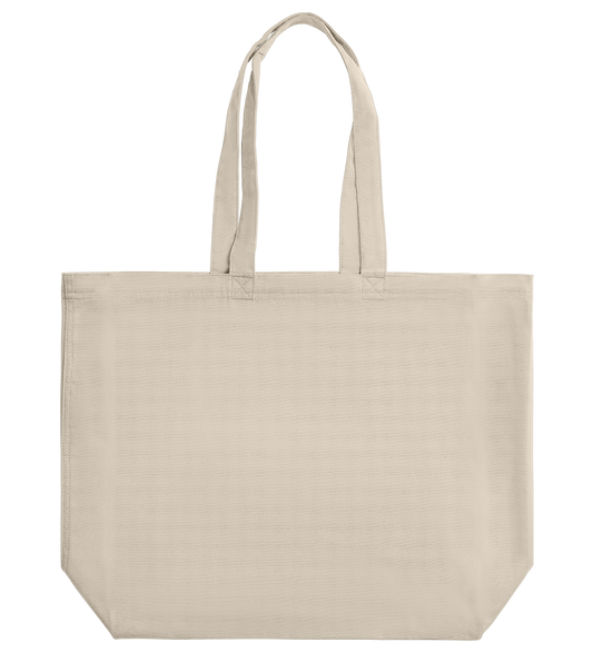 Eyes up! Large Tote - Natural White