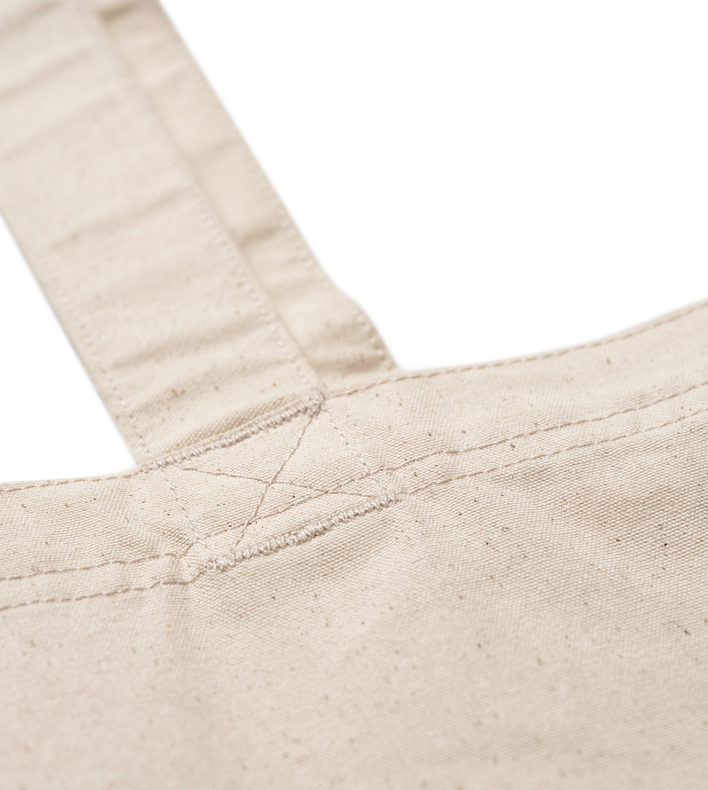 Eyes up! Large Tote - Natural White